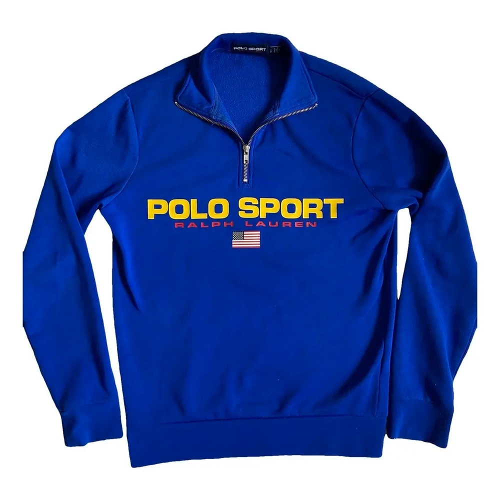 Polo Ralph Lauren Royal Blue Kids Zip-Up Top